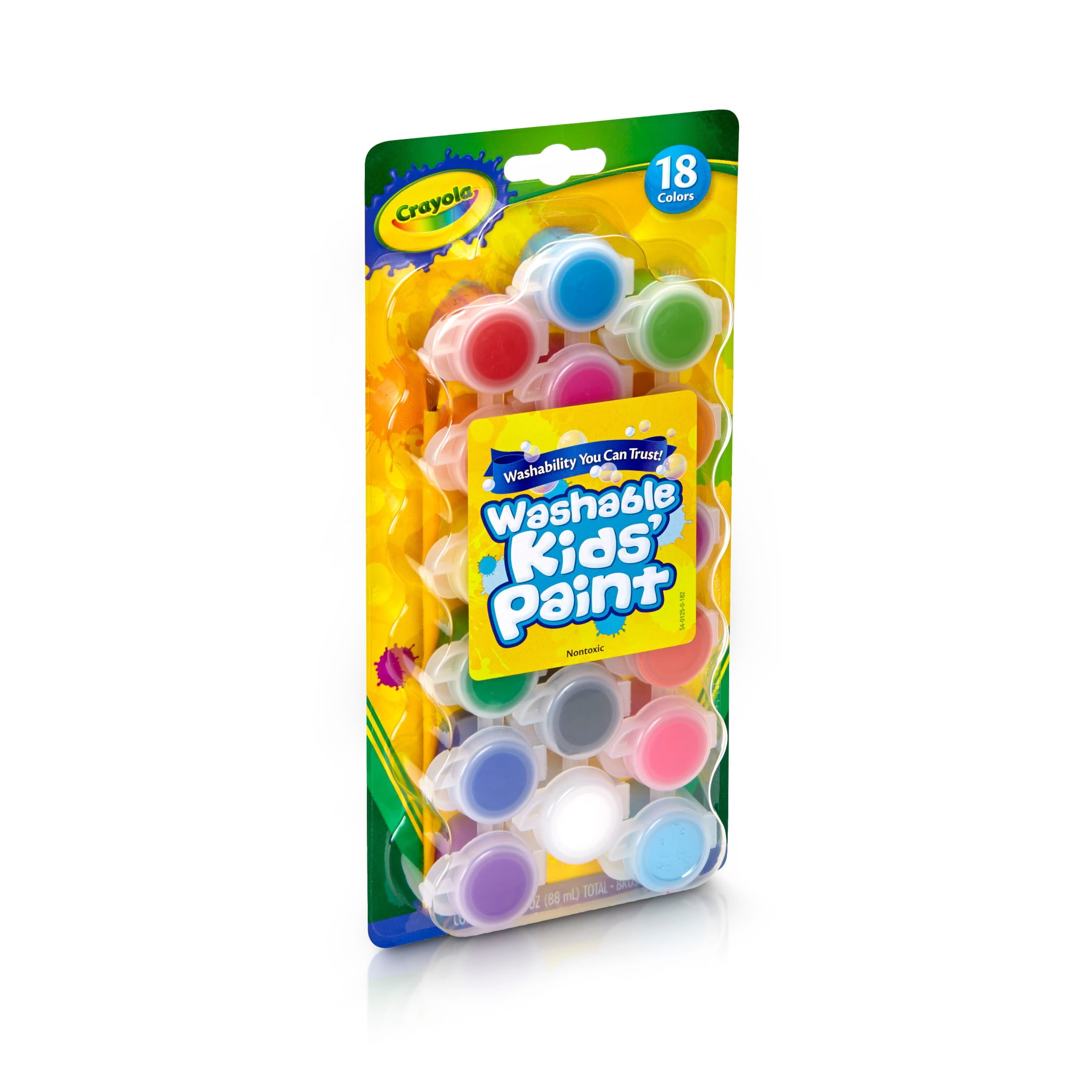 Crayola - - Crayola Washable Kids' Paint Pot Set, 18-Colors