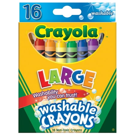 Crayola Washable Large Color MAx Crayons (16 Count price history and forecast - Crayola 1381519