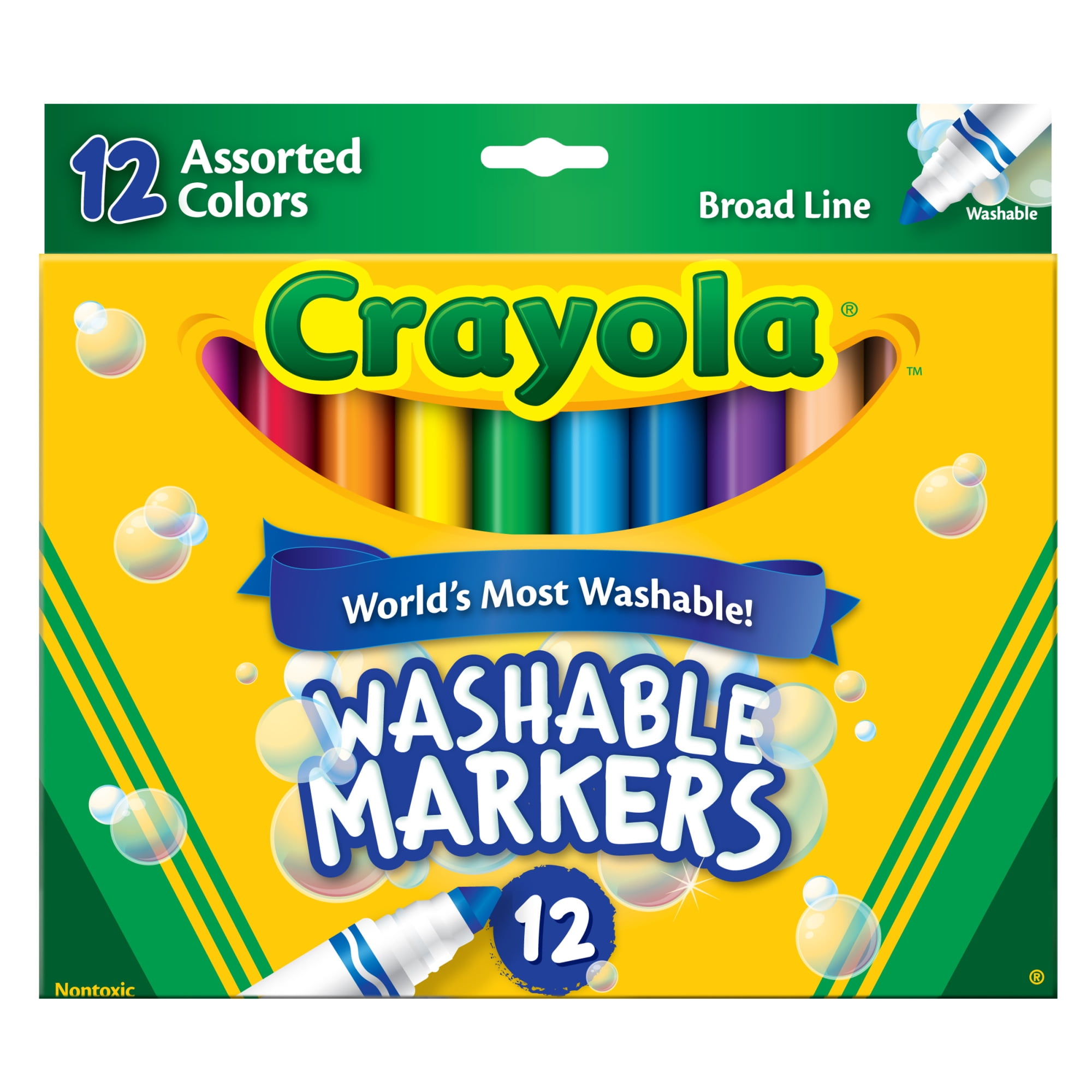 JoyCat Washable Dot Markers for Kids,8 Colors 2 fl.oz Non Toxic Dot Paint  Markers with 10 Coloring Activity Paper & 6 Stencils, Bingo Daubers Markers