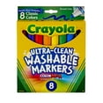 thumbnail image 1 of Crayola Washable Markers, Broad Line, Classic Colors, 8 Count, 1 of 2