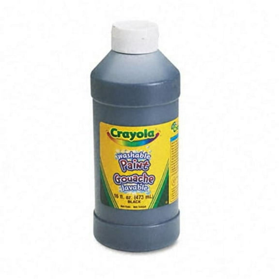Crayola. Washable Paint Black 16 oz