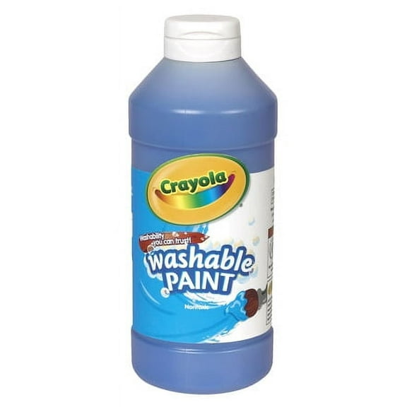 Crayola Washable Paint, Blue, 16 oz