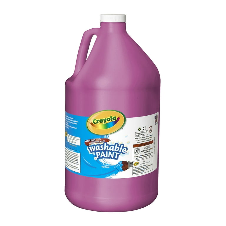 Washable Paint, Magenta, 1 gal Bottle Washable Paint, Magenta, 1 gal Bottle