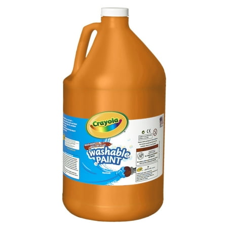 Washable Paint, 128 oz. Container, Orange