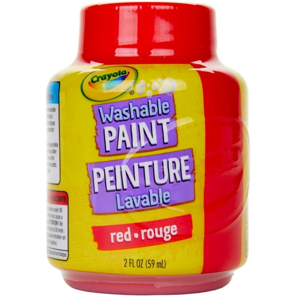 Crayola Washable Paint Red 2 Ounce [54-2838] [54-2838]