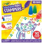 Crayola Washable Paint Stampers, Kids Paint Set, 45 Pieces, Beginner Child