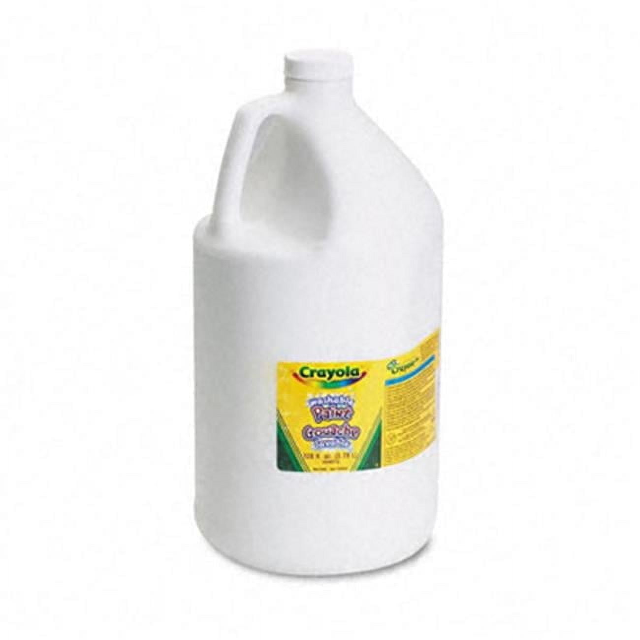Crayola.  Washable Paint  White  1 gal