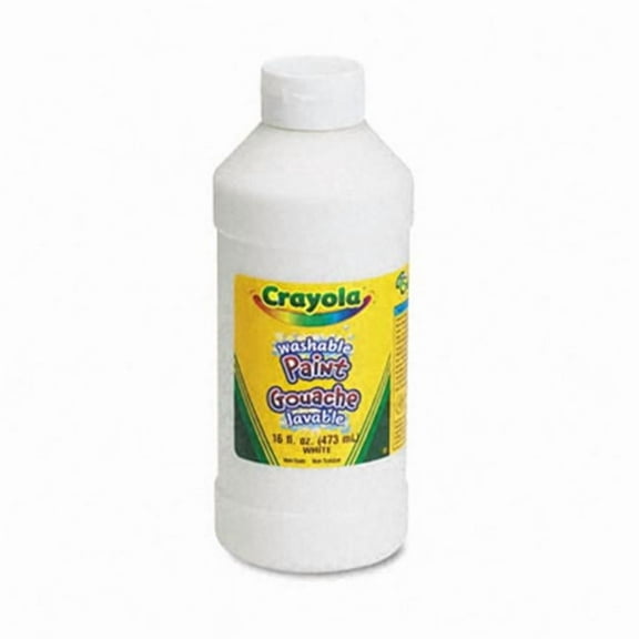 Crayola.  Washable Paint  White  16 oz