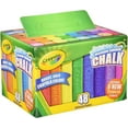 Crayola Washable Sidewalk Chalk, Pack of 48
