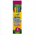 thumbnail image 1 of Crayola Washable Super Tips Bold Markers - 5 Count - Perfect for Travel!, 1 of 4