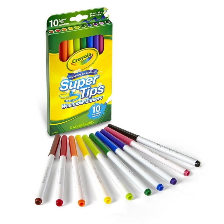 Crayola Super Tip Washable Markers 20/pk – Skool Krafts