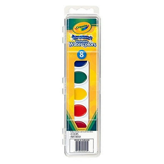 Crayola Washable Watercolors 8 ea (Pack of 24)