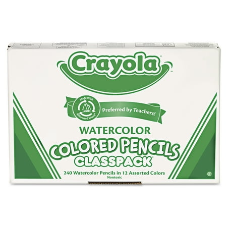 Crayola Watercolor Pencils Classpack, 240 Count