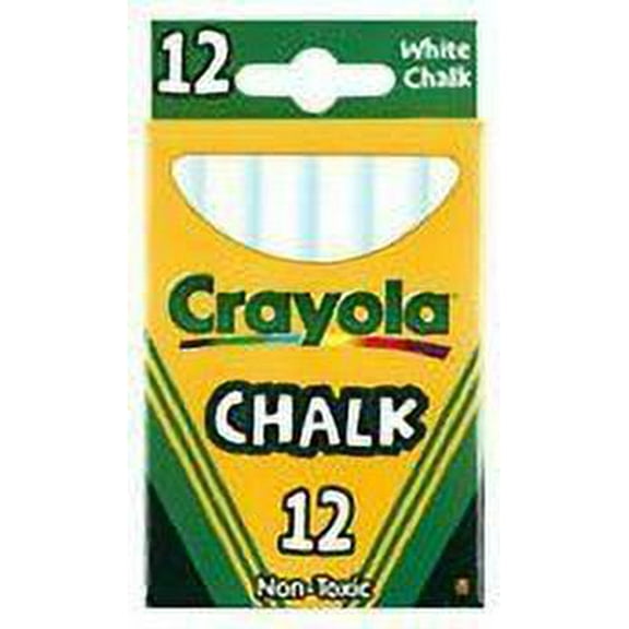 Crayola White Chalk - Box Set - 12 Count, Pack of 36