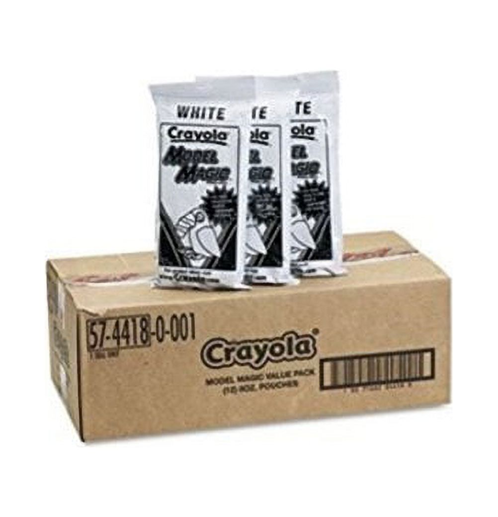 Crayola White Model Magic Modeling Compound in 8 oz. packs, 6 lbs.