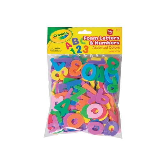 Crayola WonderFoam Craft Tubs, 266-Count