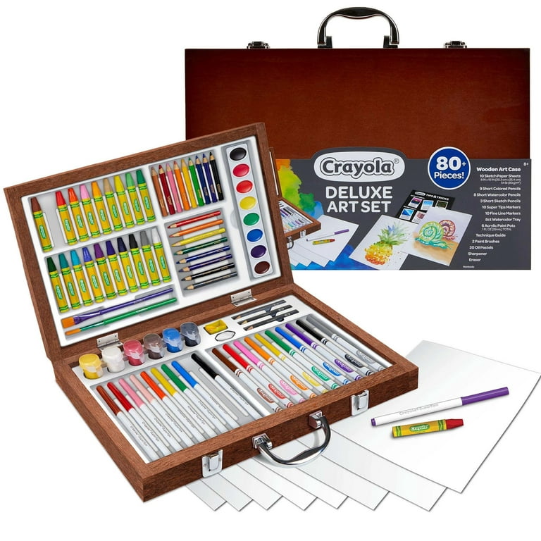 Art Gift Box Crayola, Crayola Drawing Case, Crayola Colored Set