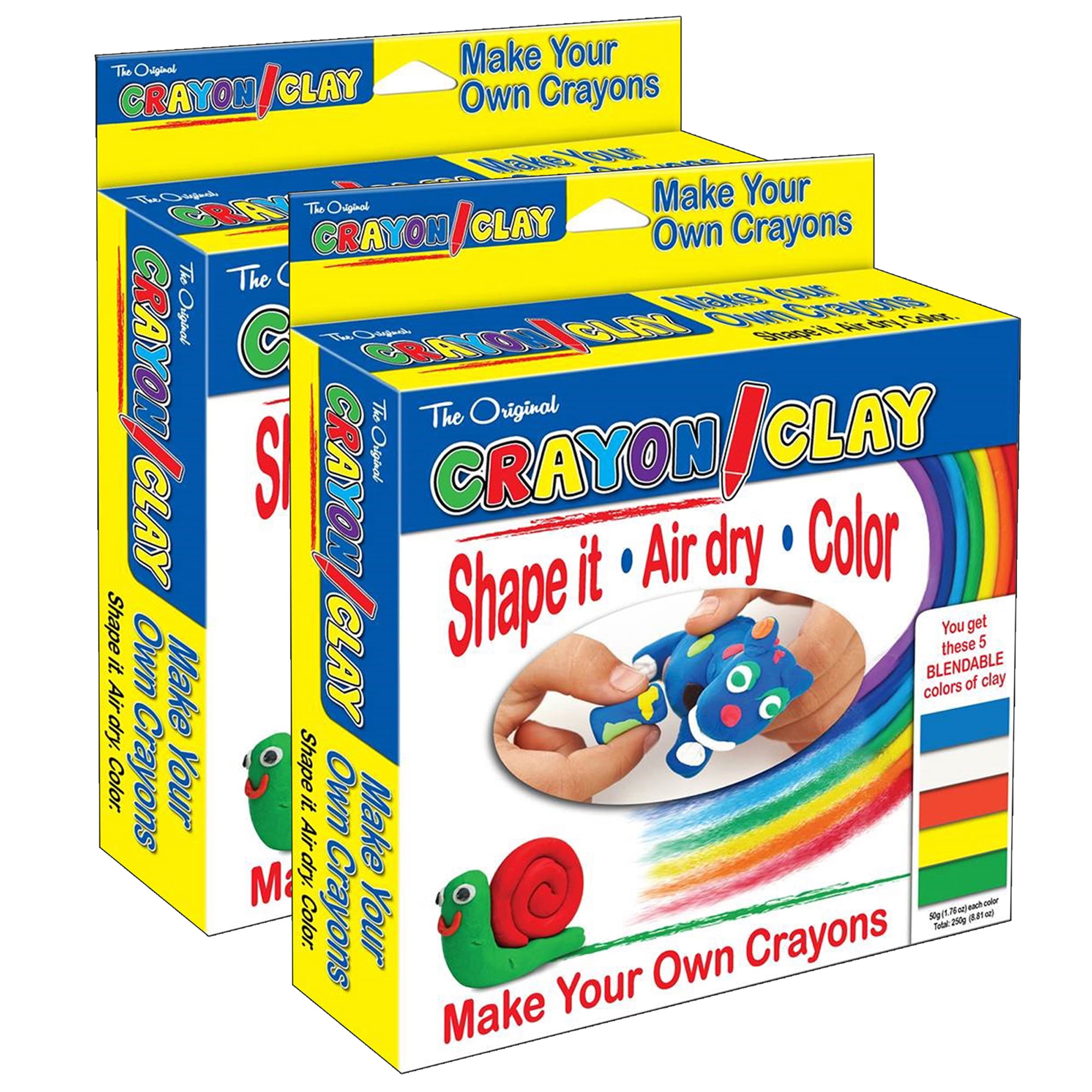 Crayon Clay?, 250 grams, 2 Packs