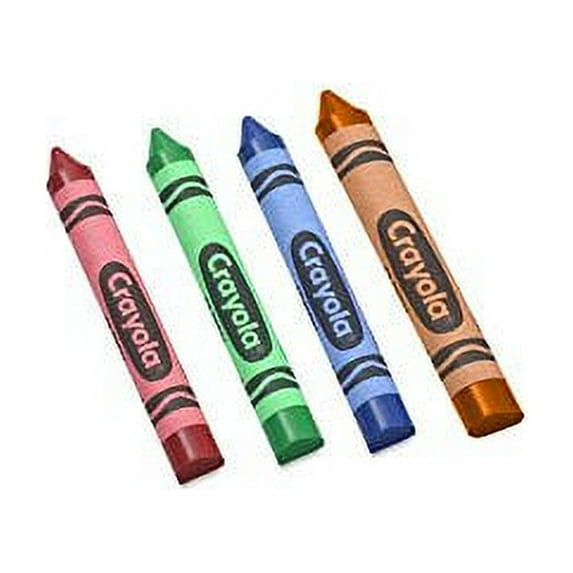 Crayon-Crayola-Bulk-4Col Or(3M) Red-Yellowith Or-Blu