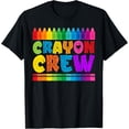 thumbnail image 1 of Crayon Crew Coloring Artistic Drawing Color T-Shirt, 1 of 4