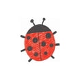 thumbnail image 1 of Crayon Drawn Red & Black Lady Bug Themed Birthday Edible Icing Image Cake Topper, by Tnct., 1 of 4