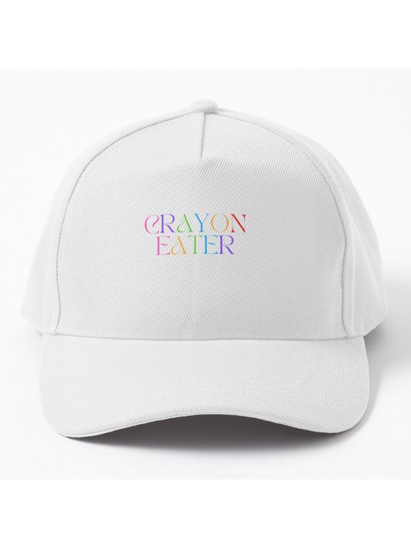 Crayon Eater Rainbow Baseball Hat, Colorful Statement Graphic Design, Classic Everyday Cap