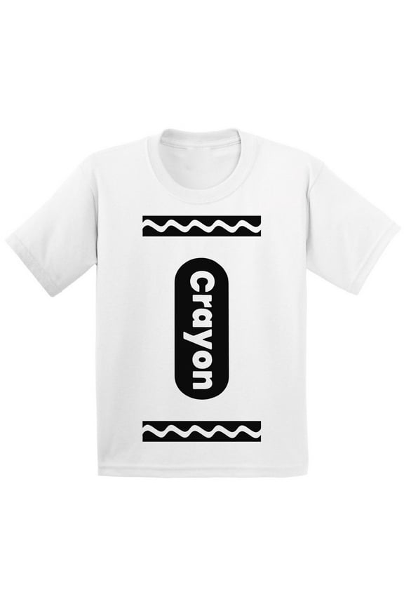 Crayon Halloween Shirt for Girls Boys Kids Youth - Funny Halloween Crayon Outfit Age 6 to 16 Years Old