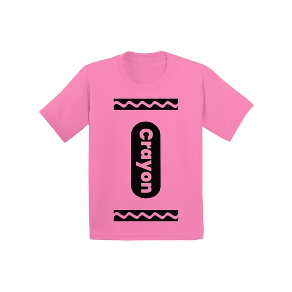 Crayon Halloween Shirt for Girls Boys Kids Youth - Funny Halloween Crayon Outfit Age 6 to 16 Years Old