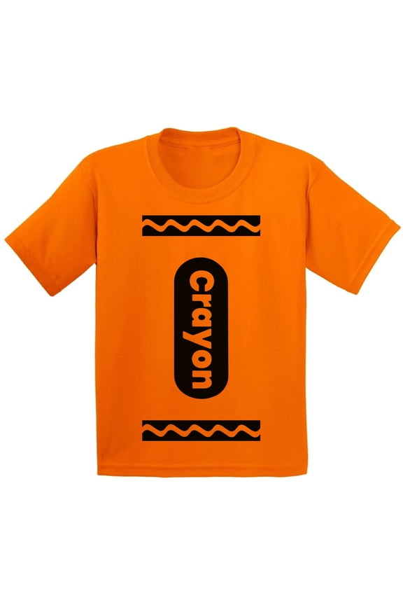 Crayon Halloween Shirt for Girls Boys Kids Youth - Funny Halloween Crayon Outfit Age 6 to 16 Years Old