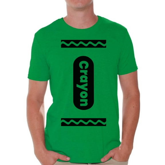 Crayon Halloween Shirt for Men - Funny Halloween Crayon Outfit