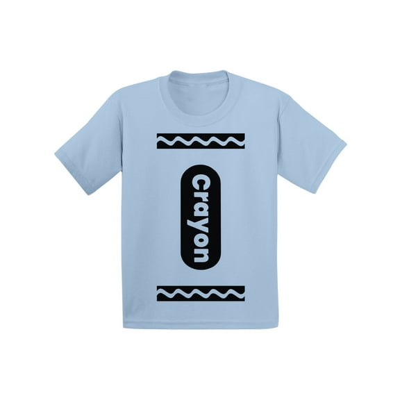 Crayon Halloween Shirt for Toddler Boys Girls - Funny Halloween Crayon Outfit 2t 3t 4t 5t