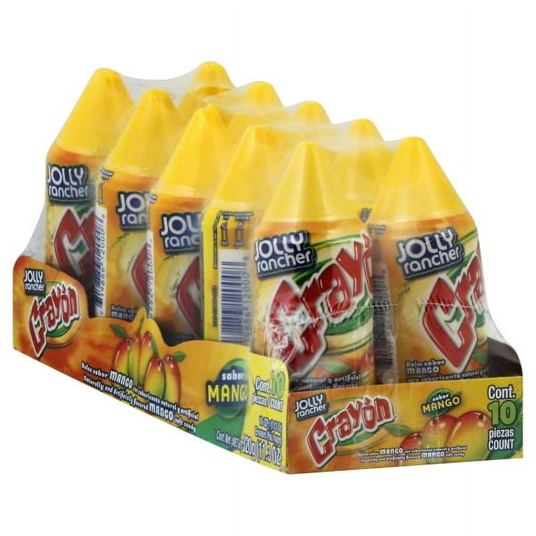 Crayon Mango Soft Candy, 10 ct