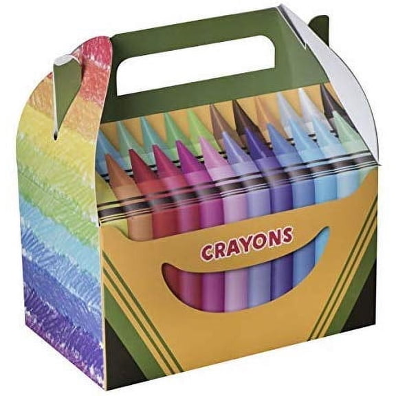 Crayon Paper Treat Boxes 20 Pack S 6.25" X 3.75" X 3.5"