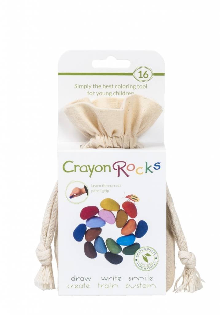 Crayon Rocks 16 Colors in Muslin Bag