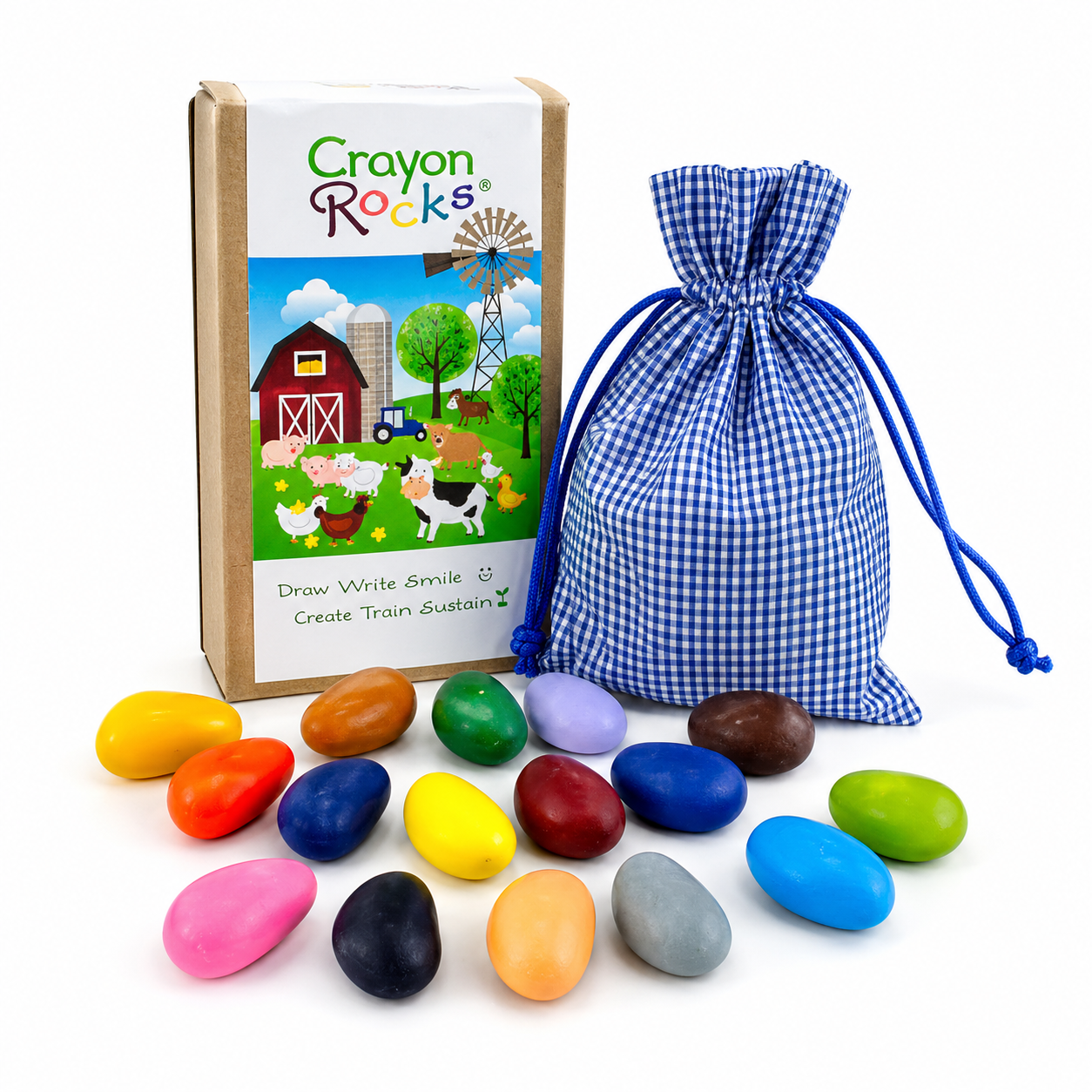 Crayon Rocks Crayons In A Rock Shape 16 Count Tripod Grip Made For crayon-rocks-crayons-in-a-rock-shape-16-count-tripod-grip-made-for
