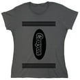 thumbnail image 1 of Crayon Sarcastic Humor Novelty Funny Women's Casual Tees, 1 of 3