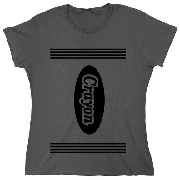 Crayon Sarcastic Humor Novelty Funny Women's Casual Tees