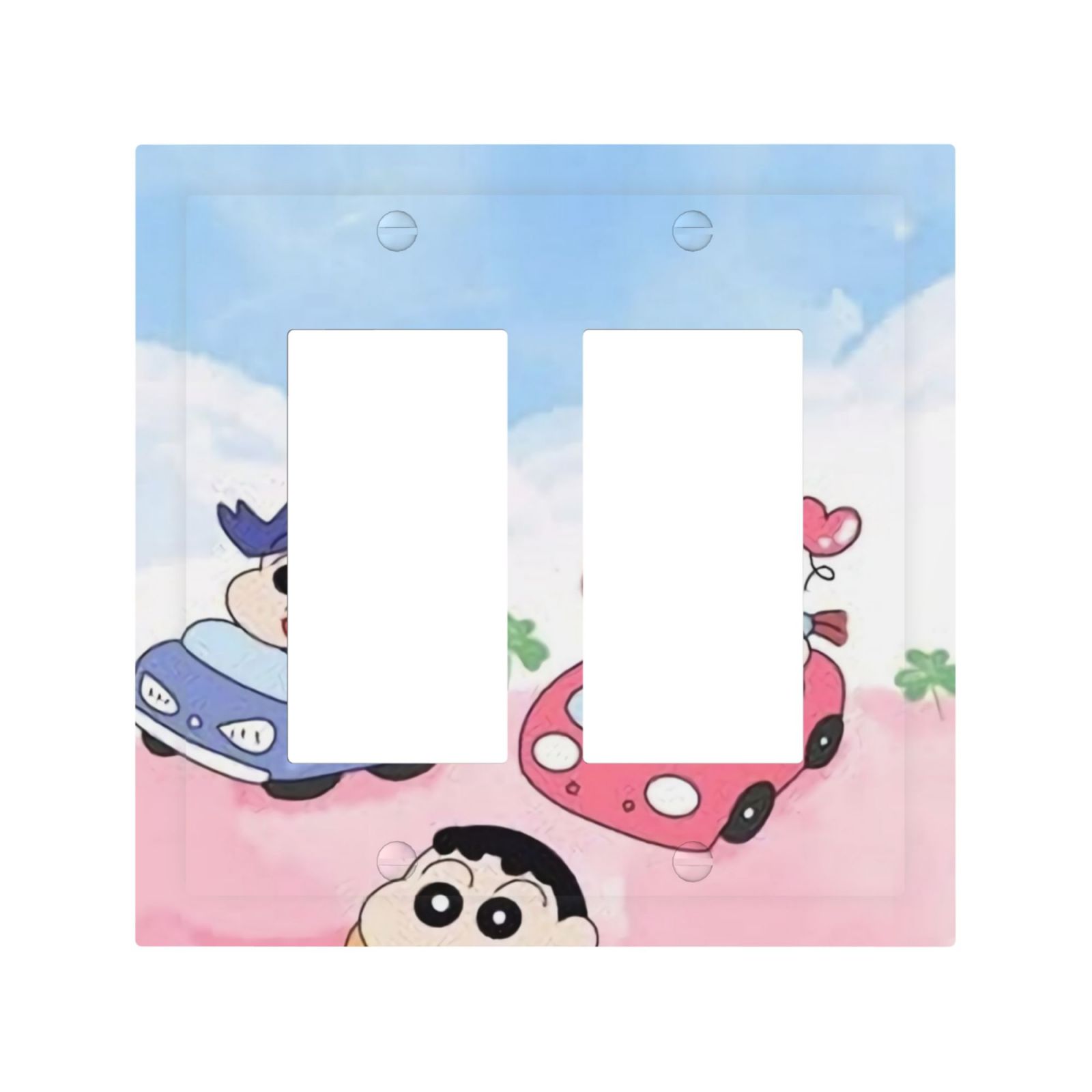 Crayon Shin-Chan Modern Two-Way Toggle Switch Panel，Made Of Pc ...