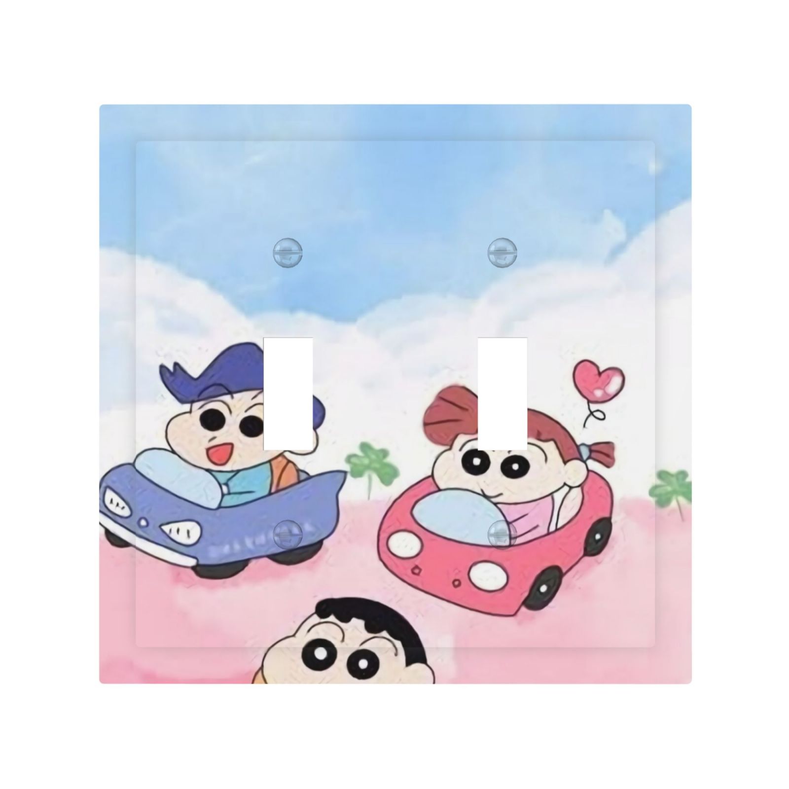Crayon Shin-Chan Modern Two-Way Toggle Switch Panel，Made Of Pc ...