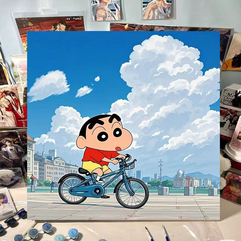 Crayon Small New Oil Painting DIY Painting Children and Adults Use