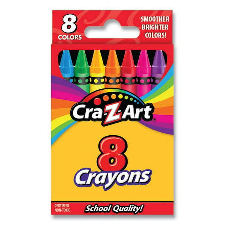 Crayons, 8 Assorted Colors, 8/Pack Crayons, 8 Assorted Colors, 8/Pack
