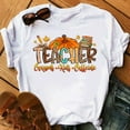 thumbnail image 1 of Crayons Caffeine Teacher T-Shirt, Fall Teacher Tee, Cute Autumn Teacher Gift, Back To School Teacher Shirt, Teacher Appreciation All Size S-5Xl, 1 of 4