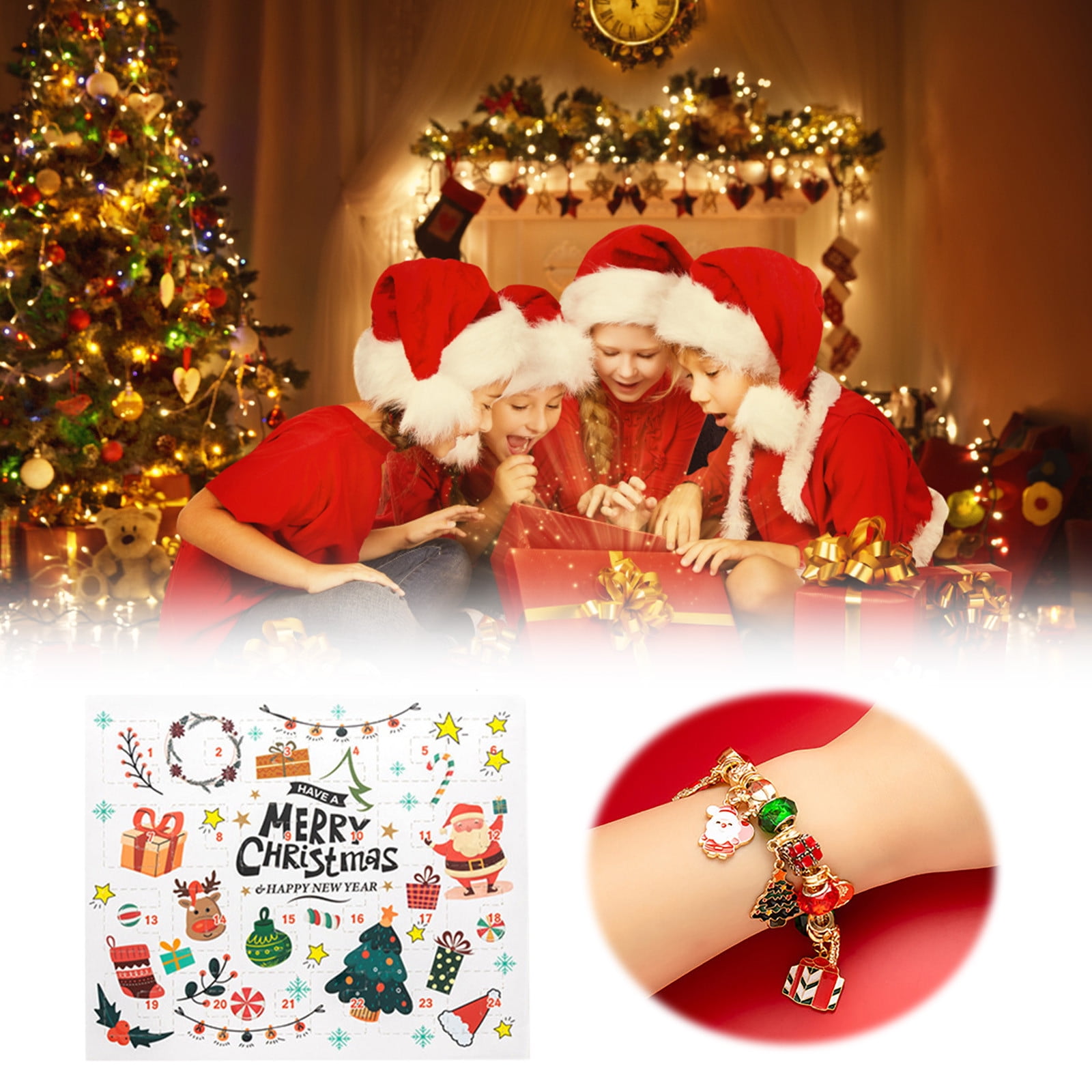 Crayons Christmas Countdown Calendar Boxing Timer for Workout with