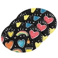 thumbnail image 1 of Crayons Rainbows Hearts 3 Dish Sponges Bulk Delicate Clean Non Scratch Compressed Sponges Kitchen Sponges BPA Free, 1 of 7