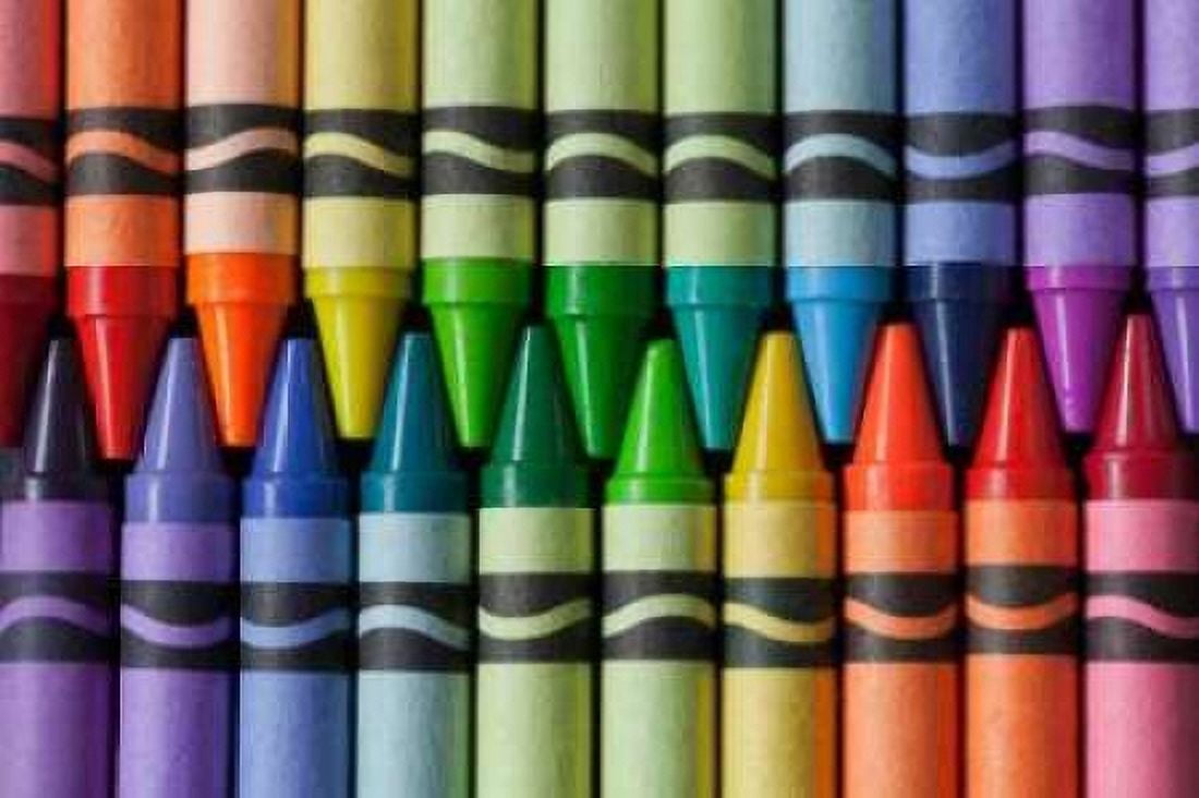 Crayons of a Rainbow II Canvas Art - Kathy Mahan (24 x 36)