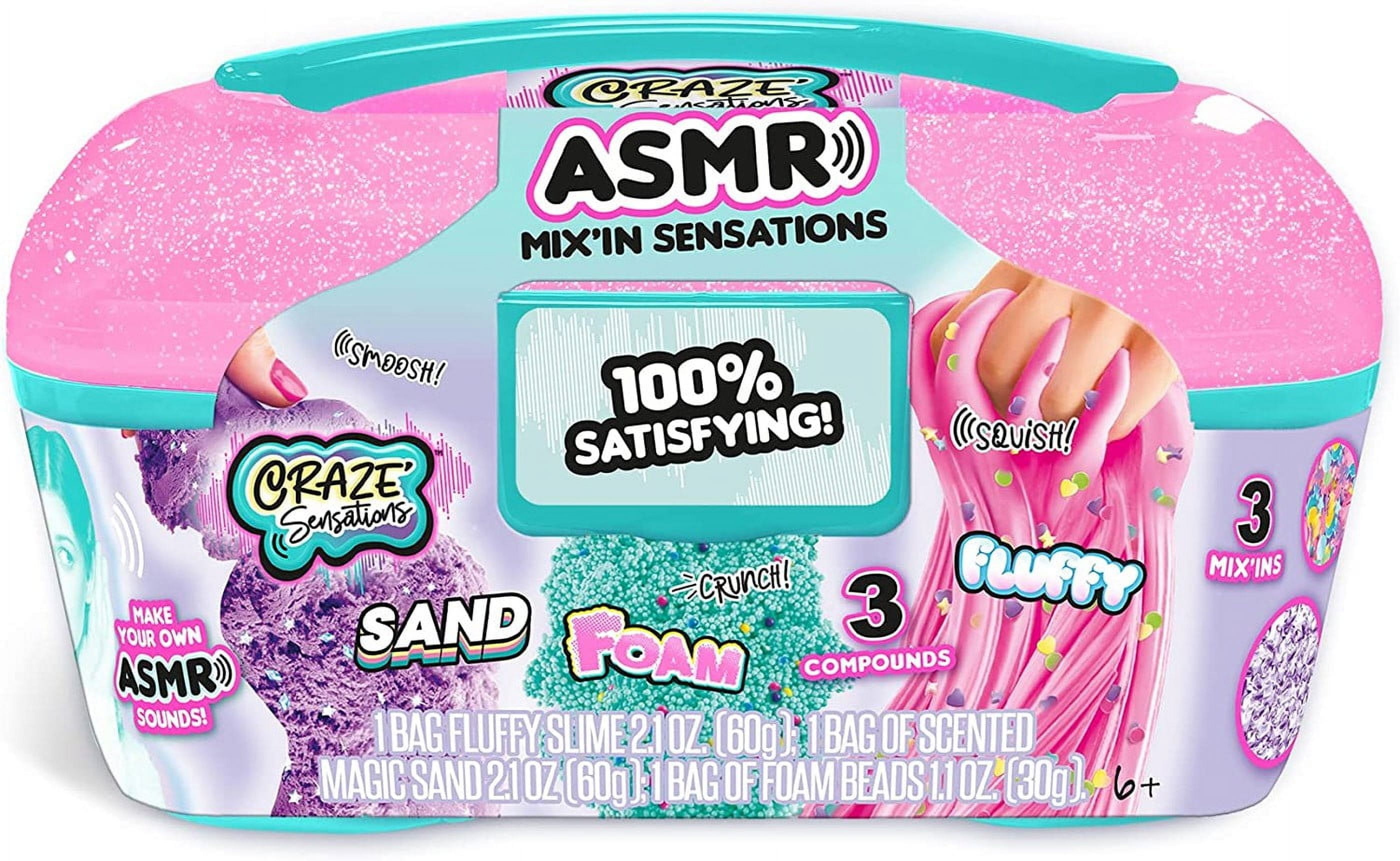 Craze Sensations ASMR Mix'In Sensations Caddy Case, Slime Kit Set