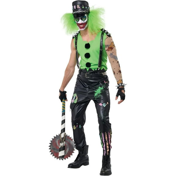 California Costumes Mens Crazed Clown Costume Large Male