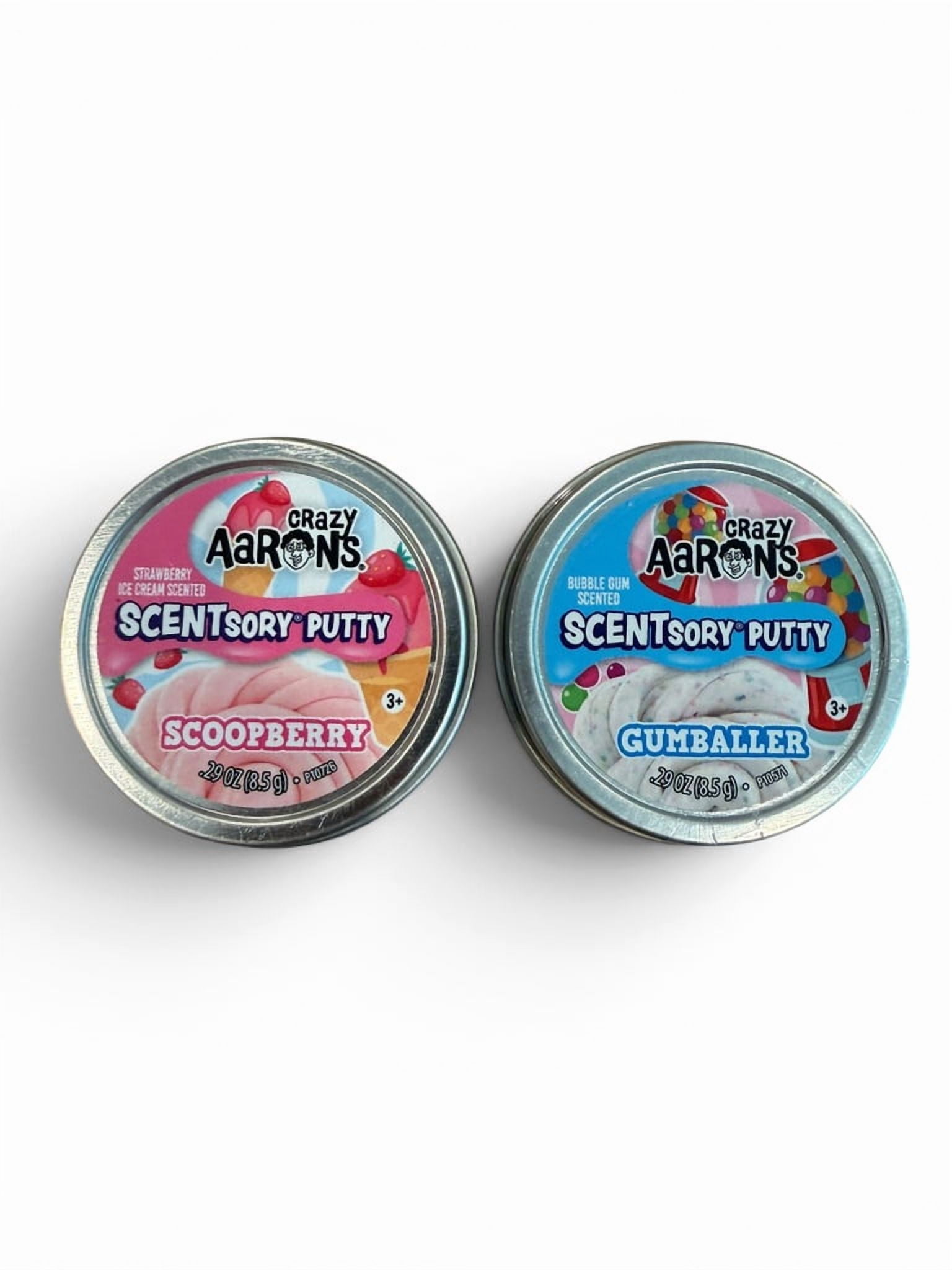 Crazy Aaron Scentsory Putty bundle (0.29oz each)- Scoopberry  and  Gumballer