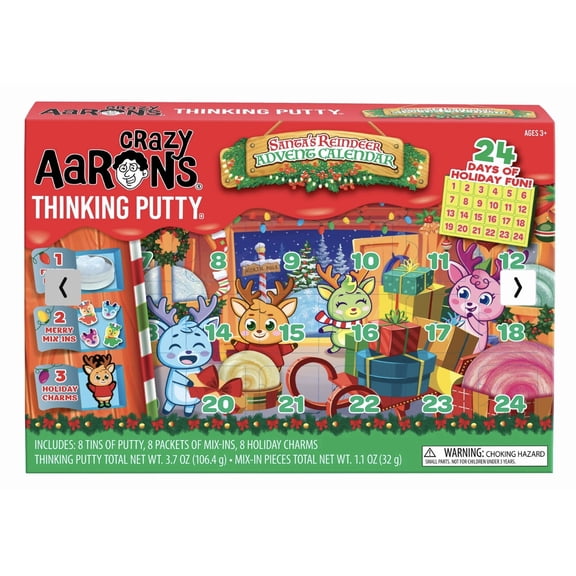 Crazy Aaron's 2026 Santa's Reindeer Advent Calendar