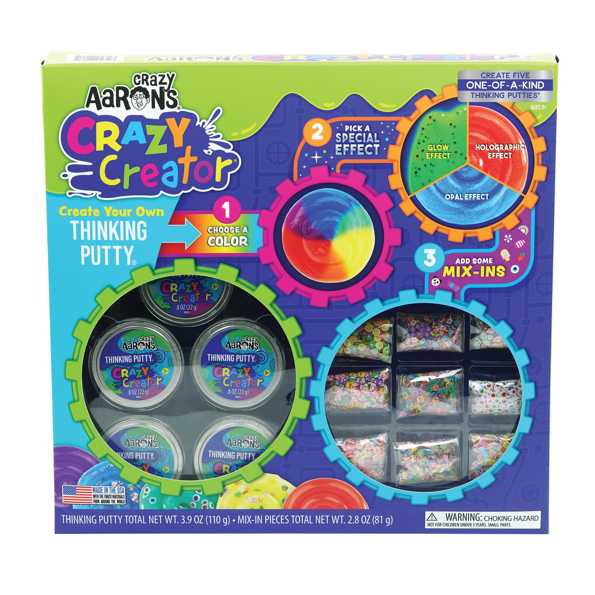 Crazy Aarons Crazy Creator Putty Kit, ages 3 and up